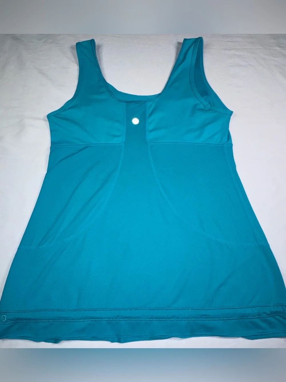 lululemon athletica Teal Tank Top - Lululemon Run Sunrise Tank Top, size 8